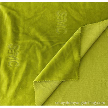Jaccquard 100% polyester wuxuu dhibic jacuul